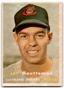1957 Topps Art Houtteman Cleveland Indians #385 - Picture 1 of 2