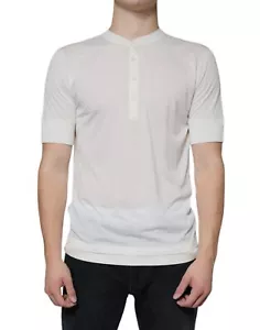 Dolce & Gabbana Über Weiße Baumwolle Kurzärmelig Herren T-Shirt Authentisch - Bild 1 von 5