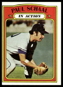 1972 Topps #178 Paul Schaal Kansas City Royals EX-EXMINT - Picture 1 of 2