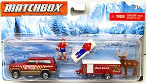MATCHBOX HITCH & HAUL "VACATION DAY" JEEP CHEROKEE & POP-UP CAMPING TRAILER 2011 - Picture 1 of 4