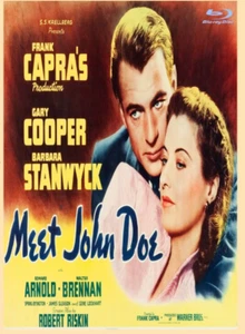 MEET JOHN DOE BluRay 1941 RESTORED Christmas Movie Gary Cooper Barbara Stanwyck - Picture 1 of 1