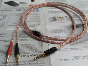 Cavo rame OCC 4,4 mm per spina HiFiMAN Oppo HD700 2,5 mm - Foto 1 di 5