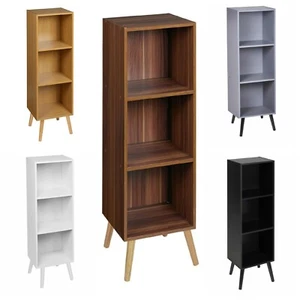 3 Tier Cube Storage Wooden Bookcase Shelves Display Shelving Unit Living Room - Picture 1 of 15