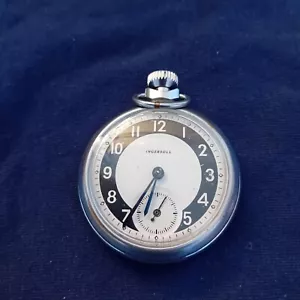 Lovely Vintage 1973 Ingersoll Pocket Watch Serviced new Crystal Fitted - Picture 1 of 4