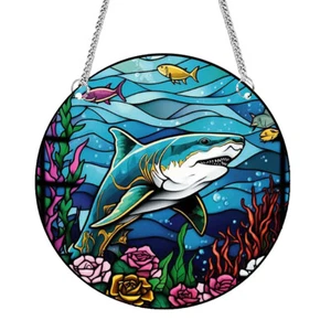 Suncatcher Home Decoration Panel Cat Acrylic Turtle Dolphin Owl for Window Decor - Picture 1 of 10