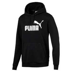 PUMA Herren Essential ESS HoodyTR Big Logo Sweatshirt Langarm 851745 Schwarz - Bild 1 von 5
