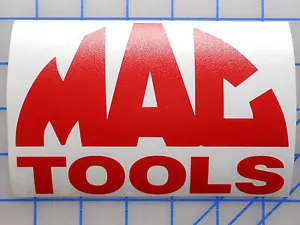 8" Mac Tools Decal Sticker Tool Box Logo Window Mechanic ASE Technician Wrench - Picture 1 of 2
