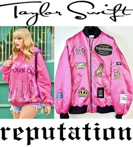 MSGM Taylor Swift Reputation Snake Dice Patch Epochen Tour Konzert Jacke S M L XL - Bild 1 von 24