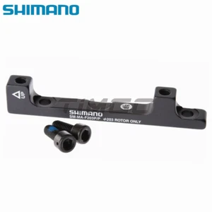 Shimano SM-MA-F203P/P MTB Bike 203mm Disc Brake Rotor Caliper PM Mount Adapter - Picture 1 of 5