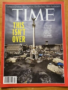 Time Magazine 2014 This Isn’t Over Zelensky Yanukovych Ukraine War Putin Russia - Picture 1 of 10