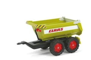 Rolly Claas Half Pipe 4 Wheel Twin Axle Trailer Kids Pedal Tractor Ride On Toy - Picture 1 of 2