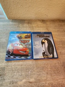 Cars & March Of The Penguins Blue Ray - Set Of 2 - Kids Movies - Imagen 1 de 3