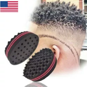 Wave Barber Hair Brush Sponge Reusable For DIY Curly Hair Style Tool Accessories - Picture 1 of 12