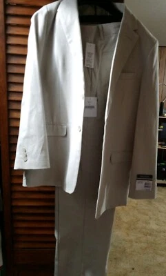 Novo conjunto de terno Nautica cor areia 2 peças meninos jovens tamanho 18 - Imagem 1 de 4