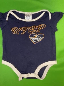 NCAA Texas El Paso UTEP Miners Baby Säugling Body/Weste 6-9 Monate - Bild 1 von 3
