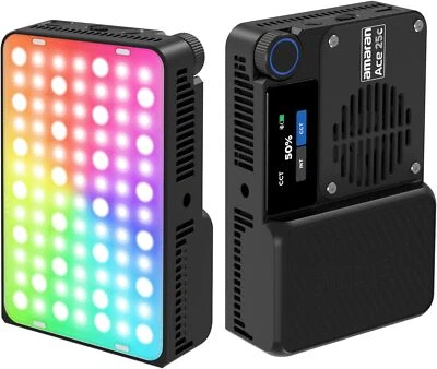 Aputure amaran Ace 25c Kit RGBWW Full Color Camera Led Video Light 2300K-10000K - Image 1 of 4
