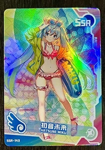 Goddess Story SSR-143 Hatsune Miku Badeanzug Mädchen Party Mädchen Karte Waifu Doujin - Bild 1 von 2