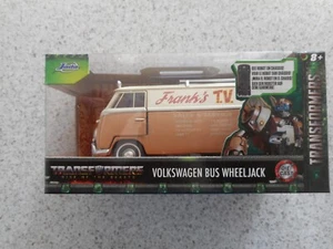 JADA DIE CAST CAR 1:32 BOXED TRANSFORMERS VOLKSWAGEN BUS WHEELJACK - Picture 1 of 4