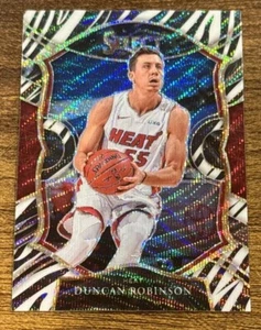 2020-21 Panini Select Concourse Zebra Prizm Duncan Robinson #30 Case Hit SSP - Picture 1 of 2