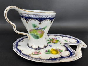 The Leonardo Collection Porcelain Tea Set Cup & Pallet Saucer Thumb Grip - Picture 1 of 10
