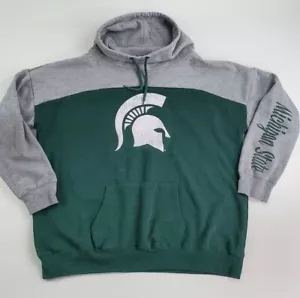 Women's XXL Colosseum Michigan State Spartans Pullover Sweatshirt Big Collar - Picture 1 of 10