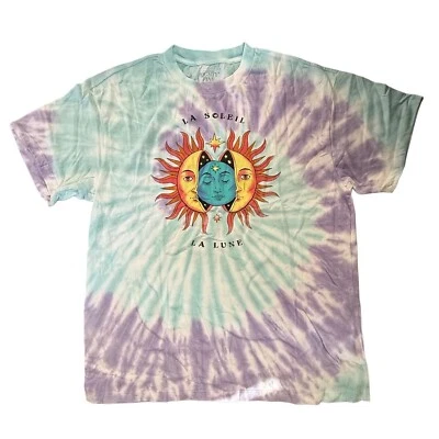 Mighty Fine Tie Dye Men's La Soliel/La Lune T-shirt (Small) - NWT - Image 1 of 3