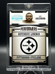 2005 Donruss Gridiron Gear Performers Blue LC Greenwood #P-30 Steelers #12/25 - Bild 1 von 5