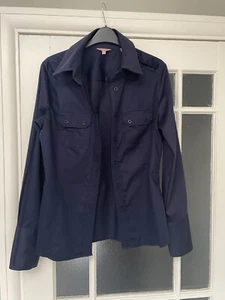 Ted Baker Navy Blue Women’s Shirt Size 3. - Picture 1 of 3