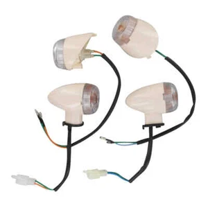 AGM GMX 460 Retro Classic Nf White Front Rear Set Flashing Kit - Picture 1 of 1