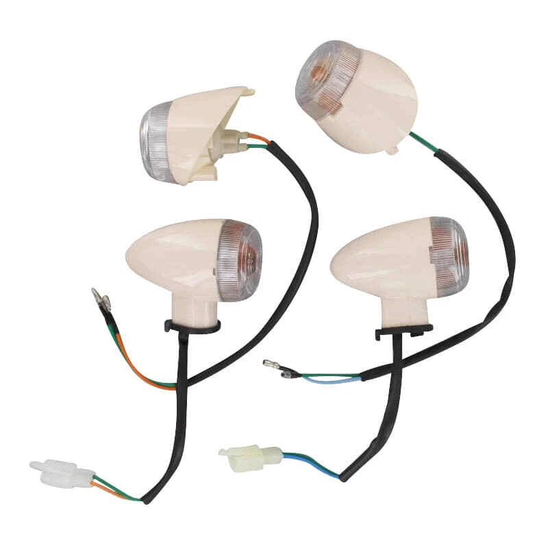 Blinker Set Kit Satz vorne hinten weiß AGM GMX 460 Retro Classic NF Euro 4 - Bild 1 von 1