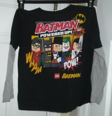 Lego, Batman Tee Shirt, Black, Boys 7 T-Shirt - Image 1 of 4