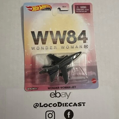 NEW Hot Wheels Premium Wonder Women WW84 Invisible Jet DC Comics GJR53 Sealed - Image 1 of 2