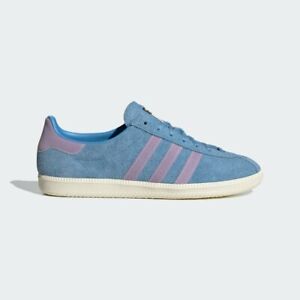 Adidas Blue Grass Trainers UK 11I Light Blue And Purple Trim STATE SERIES