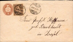 Suiza 1870 - 5 C. en GSU 5 C. Tübeli "Zurich" (#9419) - Imagen 1 de 1