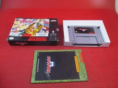 Tony Meola's Sidekicks Soccer (Super Nintendo SNES) COMPLETE w/ Box manual game - Image 1 of 4