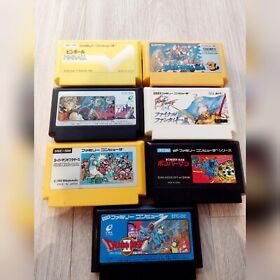 Famicom Super Mario Brothers 1, 3  Dragon Quest 2, 4 Final Fantasy3 Bomberman