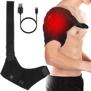 iMountek Heated Shoulder Brace Wrap Heating Pad for Rotator Cuff Pain Relief - Picture 1 of 13