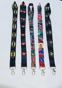 Clearance Sale 5 x Ex-display SUPERHERO/AVENGERS/JUSTICE LEAGUE Themed LANYARDS - Picture 1 of 5