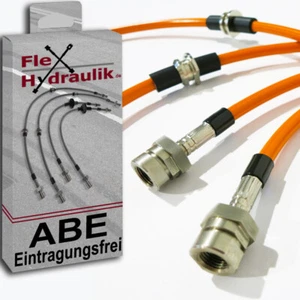 Mangueras de freno Stahlflex para Nissan Patrol GR 4 - naranja - Imagen 1 de 5
