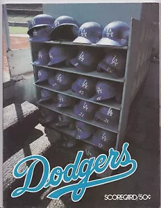 Los Angeles Dodgers 1978 Vintage MLB Baseball Program Scorecard Unscored - Bild 1 von 10