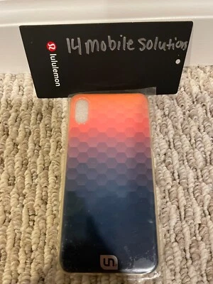 NUEVA Funda Poco Común iPhone XS Horizon Nido de Abeja Gradiente Gel Silicona Transparente Foto 1 de 4