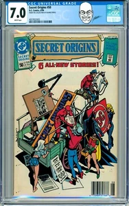 George Perez Pedigree Collection CGC 7.0 Secret Origins 50 Last Issue Batman Art - Picture 1 of 3