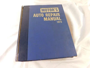 Motors Hardcover Auto Repair Manual 1973 36th Edition - Bild 1 von 3