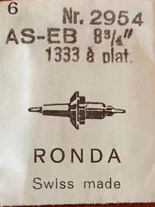 AS 8 3/4'' 1333 à plat Asse bilanciere Balance staff Unruhwelle Axe balancier - Imagen 1 de 1