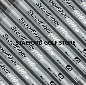AEROTECH i110CW SteelFiber Graphite Iron Shafts Set .355 Tip - Picture 1 of 9