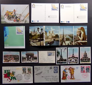 FRENCH HISTORY UNIQUE LOT 1954-1994 France Stamp/Card/Photo/Mail/Odd SET #GP-039 - Picture 1 of 3