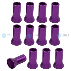 16 Piece You.S Aluminium Purple Valve Sleeve Cover For Car Vehicle Truck - New - Picture 1 of 2