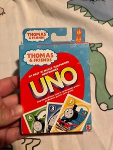 Tarjetas Thomas Friends Train My First Uno King Size 2009 nuevas selladas Game Railroad  - Imagen 1 de 3