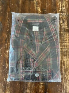 NOS Vintage Botany 500 Fashion Loungewear Flannel Pajama Set L - Picture 1 of 7