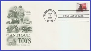 USA4 #3642a U/A ARTCRAFT FDC U.S Mail Wagon s/a - Imagen 1 de 1